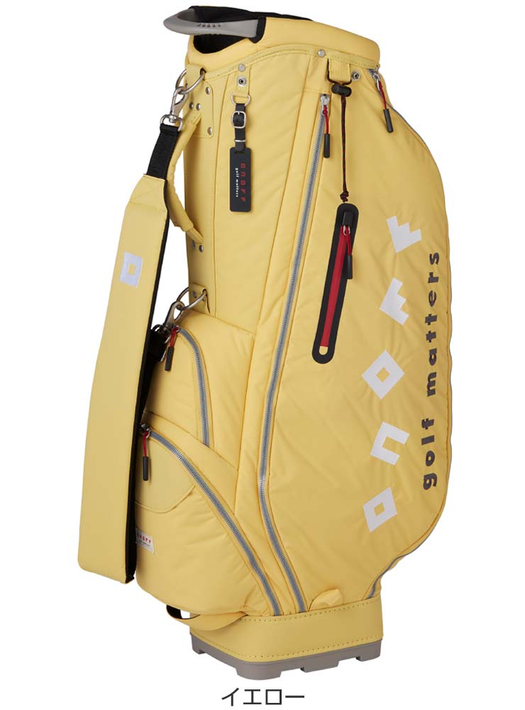 ONOFF（オノフ） ナイロンツイル ロゴ カート キャディバッグ OB3626