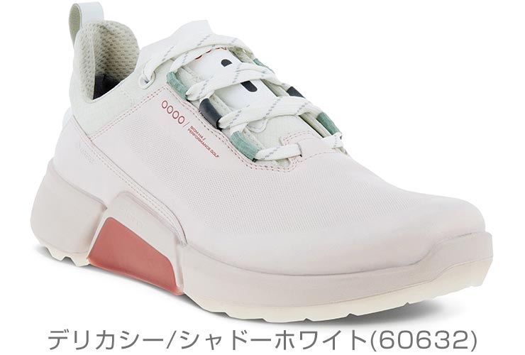 ゴルフシューズECCOBIOMH4レディース ホワイト/シルバー/ピンク25㎝ ゴルフシューズECCOBIOMH4レディース ホワイト/シルバー/ピンク25㎝