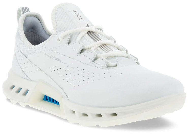 ECCO GOLF THREE レディースゴルフシューズ 24cm Ecco Women's S-Three Golf Shoes - White/Matcha