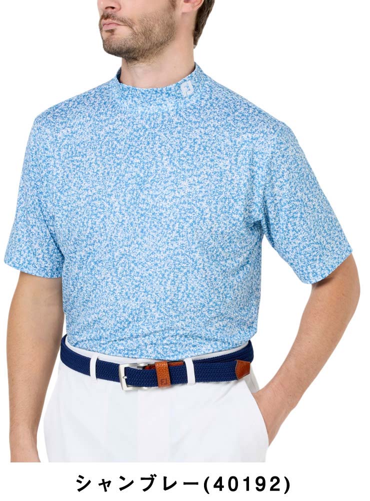 FootJoy（フットジョイ） コンパクトカモ ストレッチライル モック