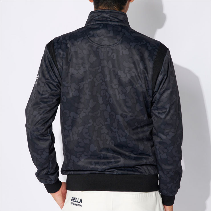 FILA GOLF フィラゴルフ カモ柄 3層ボンディング フルジップ ブルゾン