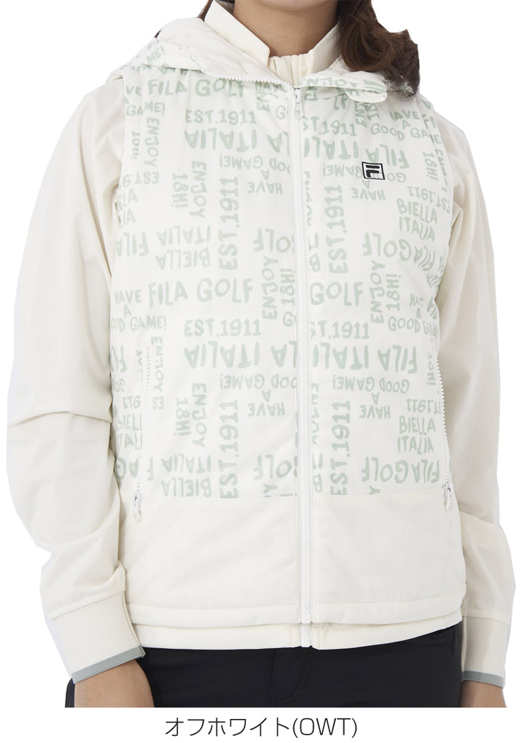 FILA GOLF フィラゴルフ ウインドバリア フルジップ ブルゾン + タイポ