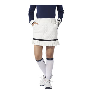 FILA GOLF フィラゴルフ ハートキルト柄 中綿入りスカート ウェア