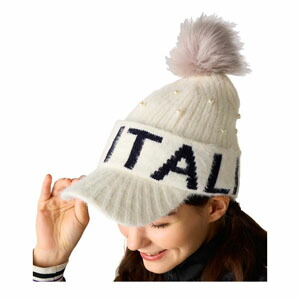 FILA GOLF フィラゴルフ パール付き ニットキャップ ウェア レディース