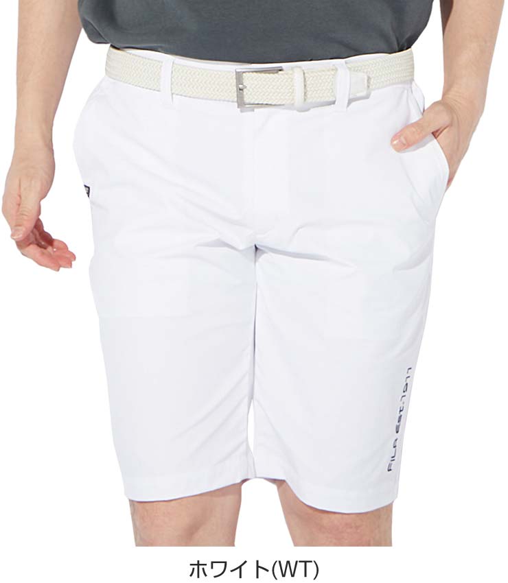 ⬜︎FILA GOLF ホワイト プリーツ入り チノパン パンツ - FILA GOLF（フィラゴルフ）公式オンラインストア