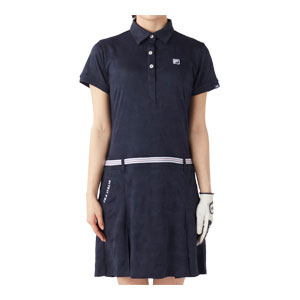 FILA GOLF フィラゴルフ ウエストライン メッシュジャガード
