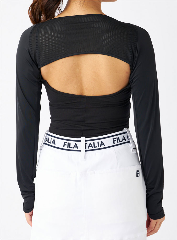 FILA GOLF フィラゴルフ バックメッシュ 長袖 シュラッグ ウェア