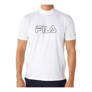 FILA GOLF フィラゴルフ ロゴ モックネック 半袖シャツ ウェア メンズ