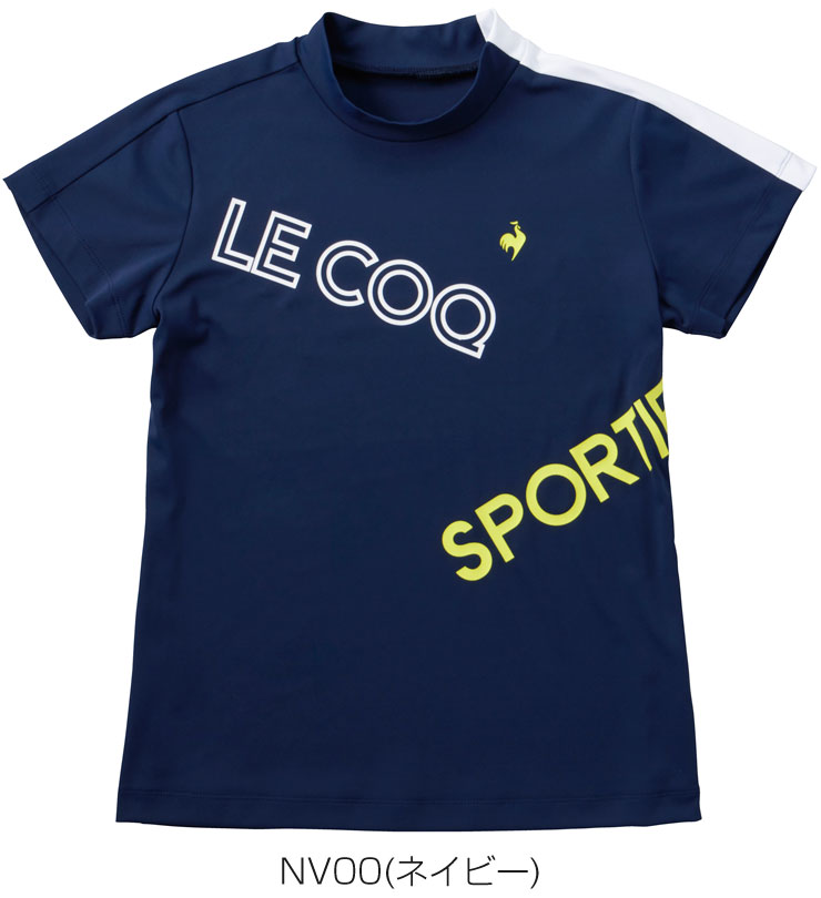 le coq sportif golf ルコック ビッグロゴ モックネックシャツ A28_QGMXJA03_c14_a020.jpg