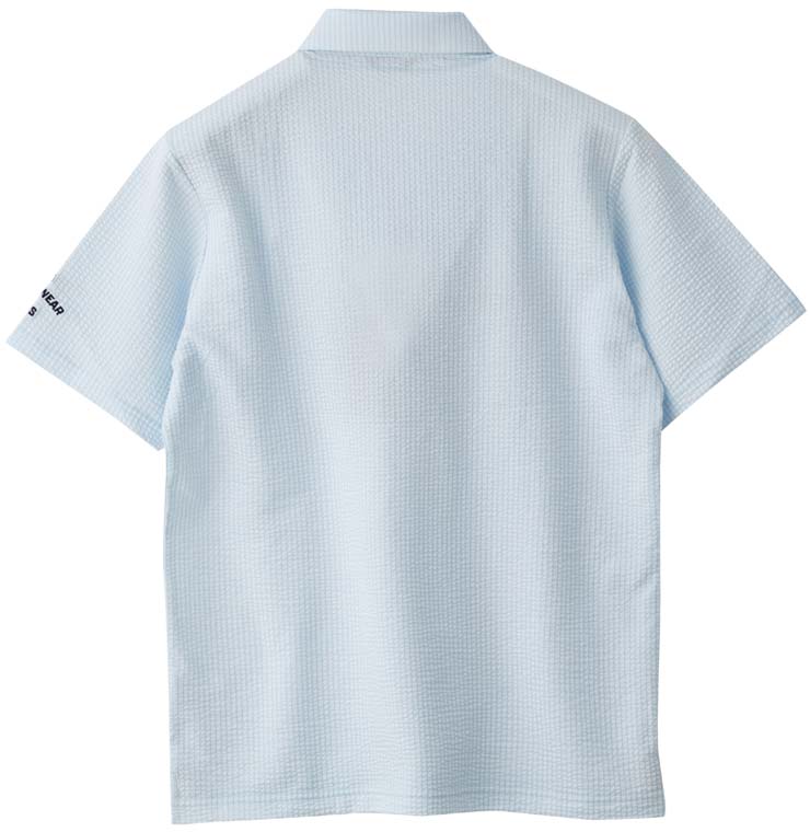 Munsingwear（マンシングウェア） シアサッカー ストライプ 半袖