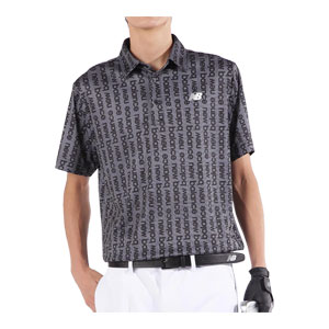 New Balance Golf ニューバランス ゴルフ ロゴストライプ柄 半袖