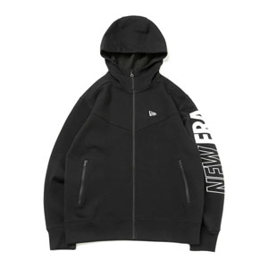 ニューエラ パフォーマンスアパレル テック スウェット フルジップ フーディー ビッグロゴ M-XXL｜greenfil-wear｜03