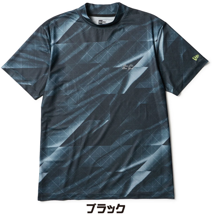 NEW ERA（ニューエラ） ゴルフ カットグラス ミッドネック 半袖シャツ
