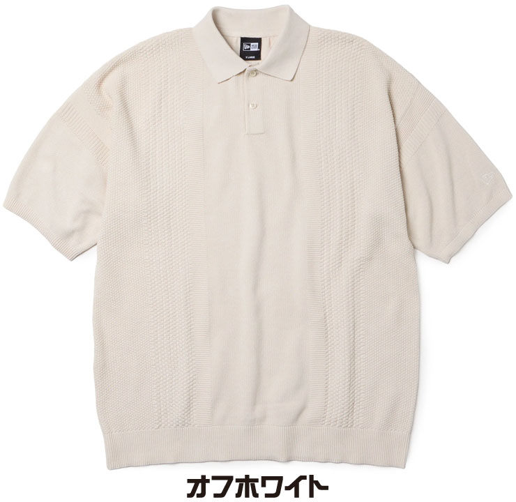 NEW ERA（ニューエラ） ゴルフ サマーニット 半袖 ポロシャツ ウェア