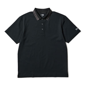 NEW ERA（ニューエラ） ゴルフ Collar Logo 鹿の子 半袖 ポロシャツ