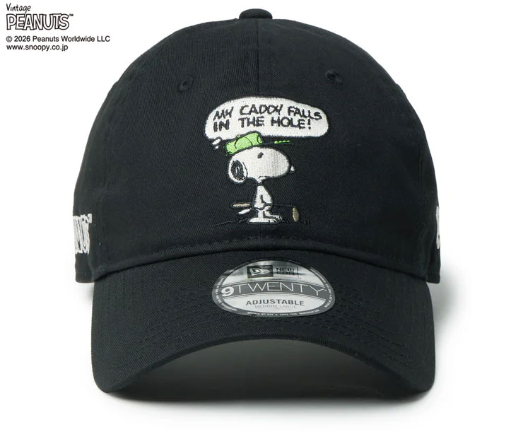 NEW ERA（ニューエラ） ゴルフ 9TWENTY Vintage PEANUTS スヌーピー
