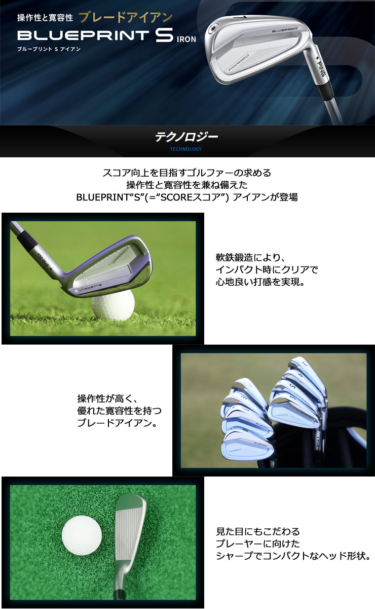 PING 特注カスタムクラブ ピン BLUEPRINT S アイアン