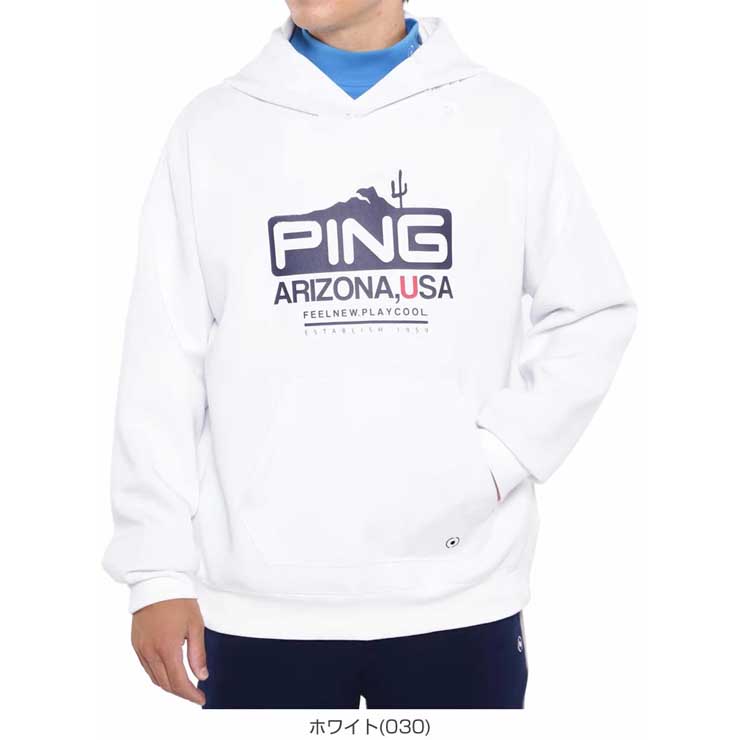 PING（ピン） ネイティブライン ダンボール スウェットフーディ プル