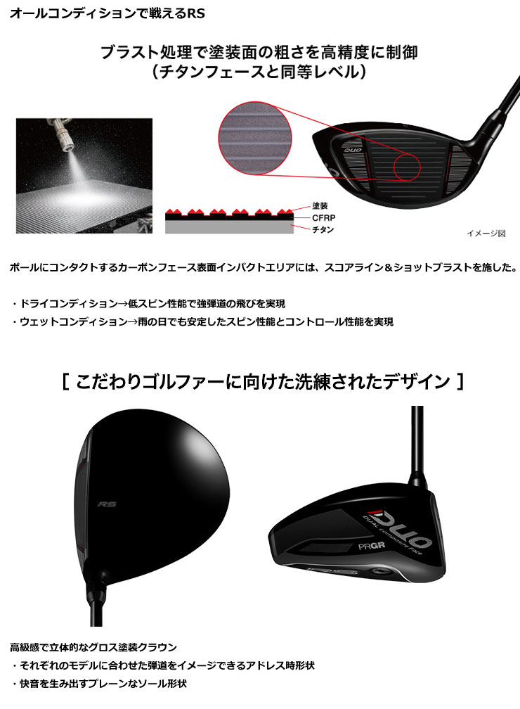 PRGR（プロギア） RS F ドライバー TOUR AD FOR PRGR シャフト