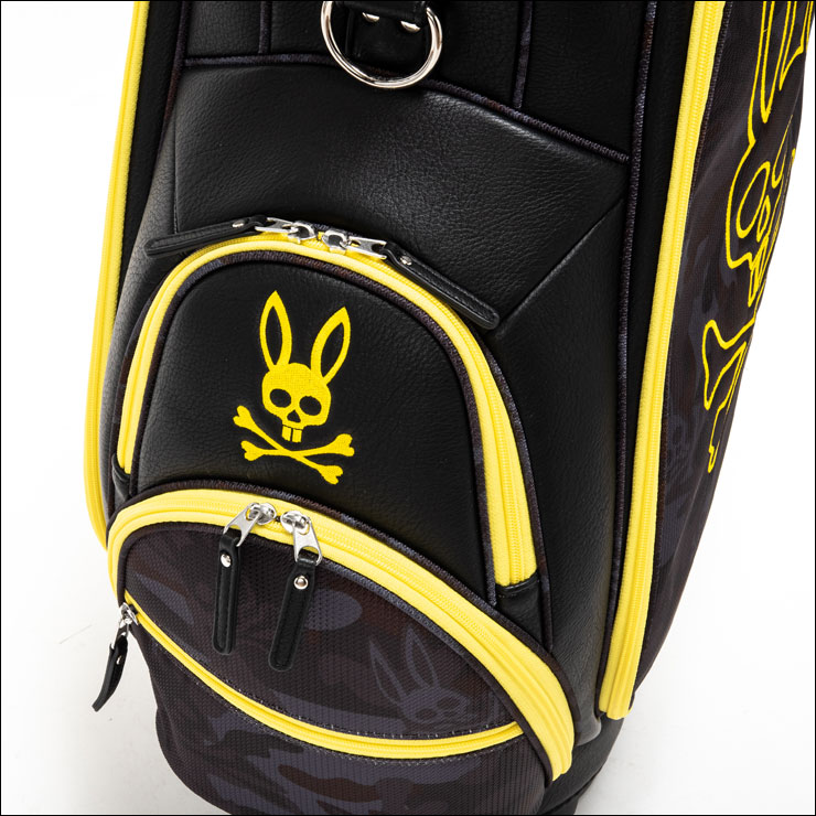 Psycho Bunny（サイコバニー） ゴルフ キャディバッグ カート CAMO