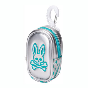 Psycho Bunny（サイコバニー） ゴルフ ボールポーチ 定番エナメル
