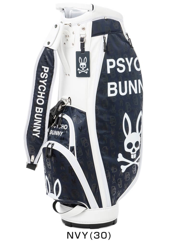 Psycho Bunny（サイコバニー） ゴルフ カートキャディバッグ MONOGRAM
