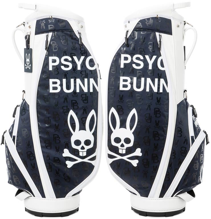 Psycho Bunny（サイコバニー） ゴルフ カートキャディバッグ MONOGRAM