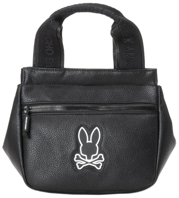 サイコバニー　L￼￼ 新品未使用￼ 週末限定￼￼ Psycho Bunny（サイコバニー） モノトーン EDITION ラウンドバッグ