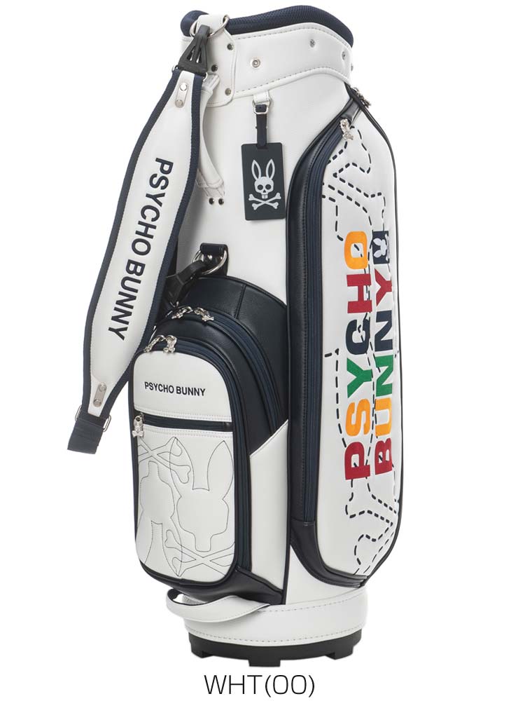 ☆しのりん☆〈新品・未使用品〉Psycho Bunny キャディバッグ Psycho Bunny サイコバニー PBMG4SC2 CB カートキャディバッグ