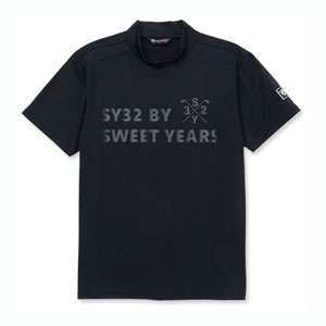 SY32 by SWEET YEARS メンズ ゴルフウェア モックネック 半袖シャツ 11305-4 2024年春夏モデル M-XL｜greenfil-wear｜02