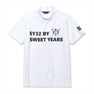 SY32 by SWEET YEARS メンズ ゴルフウェア モックネック 半袖シャツ 11305-4 2024年春夏モデル M-XL｜greenfil-wear｜03