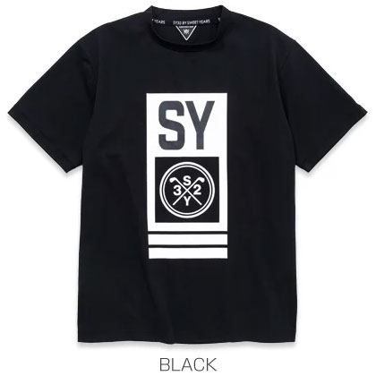 SY32 by SWEET YEARS メンズ ローカラー モックネックシャツ 大きいサイズ メンズ ゴルフ SY32 by SWEET YEARS マット
