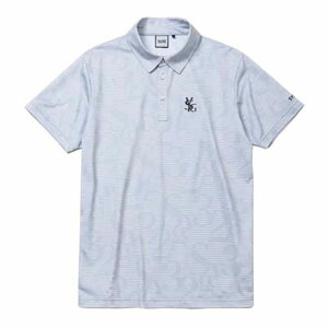 【Lサイズ】SY32 メンズゴルフウェア 半袖ポロシャツ 総柄 カジュアルゴルフドットコムby PALM SPRINGSにSY32 BY SWEET