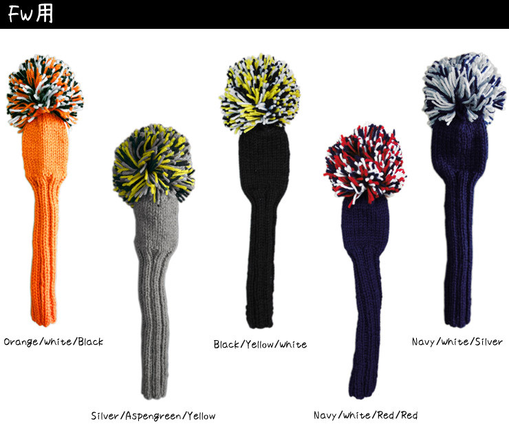 ジャンクレイグ ゴルフ ハンドメイド 手編み ヘッドカバー フェアウェイウッド用 ジャンクレイグ ゴルフ ハンドメイド 手編み ヘッドカバー