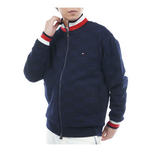 【新品未使用】トミーヒルフィガー ロゴジャガードニット リバーシブルジャケット TOMMY HILFIGER（トミー・ヒルフィガー） ロゴジャガードニット