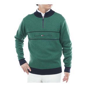 TOMMY HILFIGER（トミー・ヒルフィガー） フロントロゴ ハーフジップ