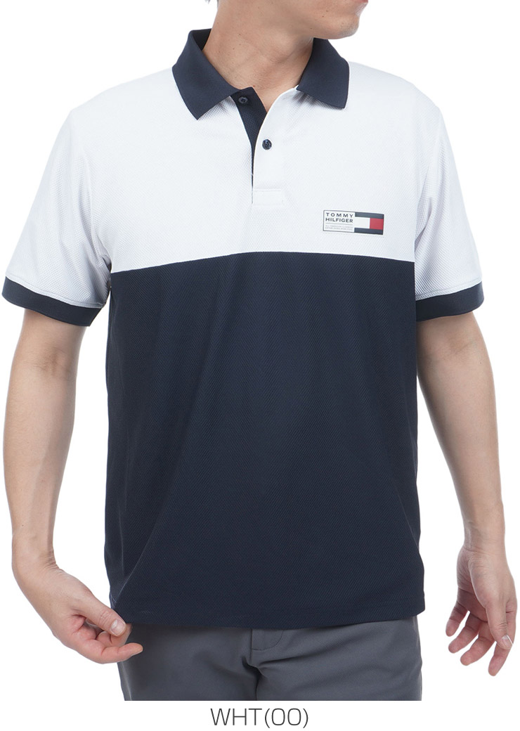 TOMMY HILFIGER（トミー・ヒルフィガー） カラ−ブロック 半袖