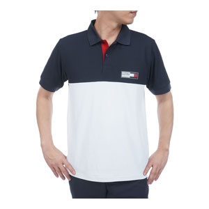 TOMMY HILFIGER（トミー・ヒルフィガー） カラ−ブロック 半袖