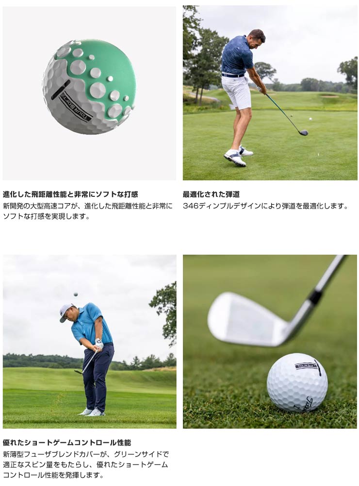 Titleist タイトリスト ツアーソフト ゴルフボール 2024年モデル