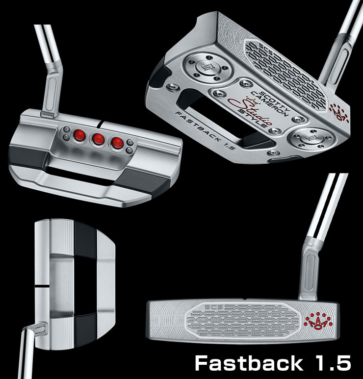 Studio Style Fastback 1.5 | Mid-Mallet Putter | Scotty