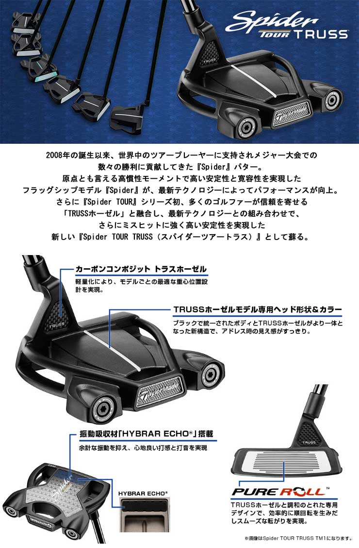 TaylorMade テーラーメイド スパイダー ツアーZ トラス TM1