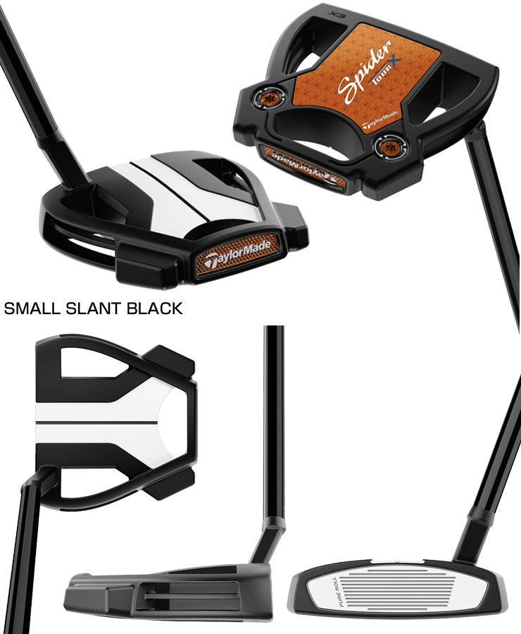 TaylorMade - テーラーメイド　スパイダー ツアー ブラック スモールスラント パター スパイダー ツアー X トゥルーパス BLACK スモールスラント