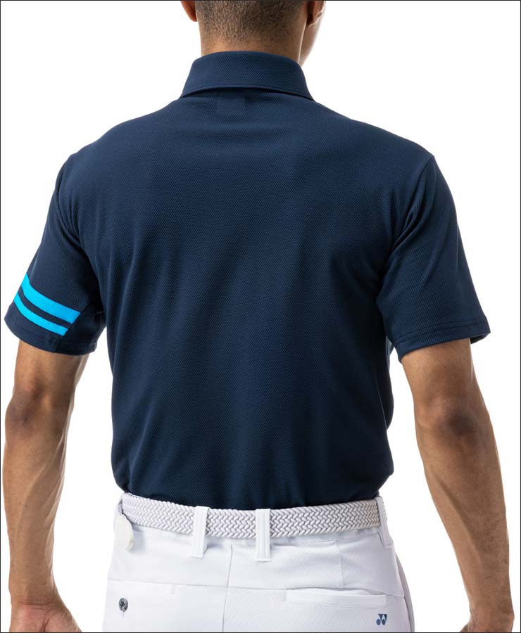 YONEX JASPO ポロシャツ M寸ネイビー　日本製 VERYCOOL UV YONEX JASPO ポロシャツ M寸ネイビー 日本製 VERYCOOL UV - メルカリ
