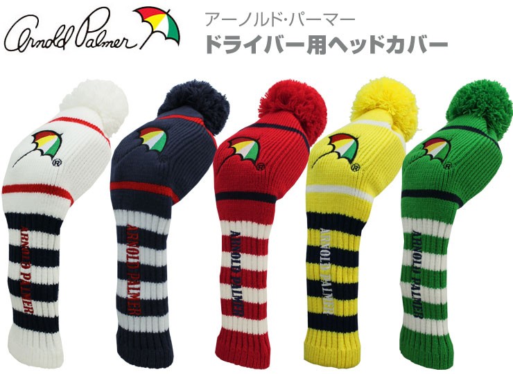 (未使用･未開封品)　Arnold Palmer(アーノルドパーマー) APHC-02 ニットヘッドカバー ドライバー用 APHC-02 イエロー・54124-00013 対応ドライバーサイズ:460cc wyeba8q Arnold Palmer アーノルド・パーマー ニット ヘッドカバー