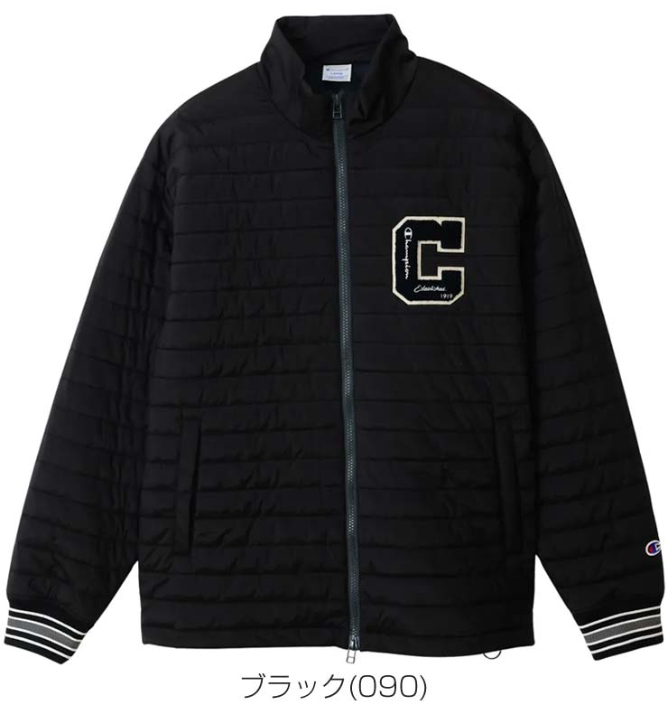 チャンピオン ゴルフ サガラ刺繍 フルジップ 中綿ジャケット ウェア メンズ 2025年秋冬モデル M-XL C3-CG604 Champion（チャンピオン） ゴルフ サガラ刺繍 フルジップ 中綿
