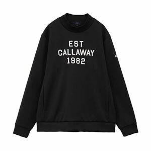 キャロウェイ スターストレッチ ボンディング プルオーバー モックネック スウェット ゴルフウェア メンズ 2024年秋冬モデル M-3L C24217107 Callaway（キャロウェイ） スターストレッチ ボンディング プル