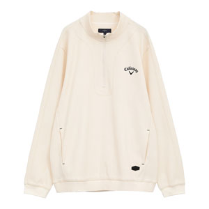 Callaway（キャロウェイ） ワッフル ハーフジップ モックネック 長袖