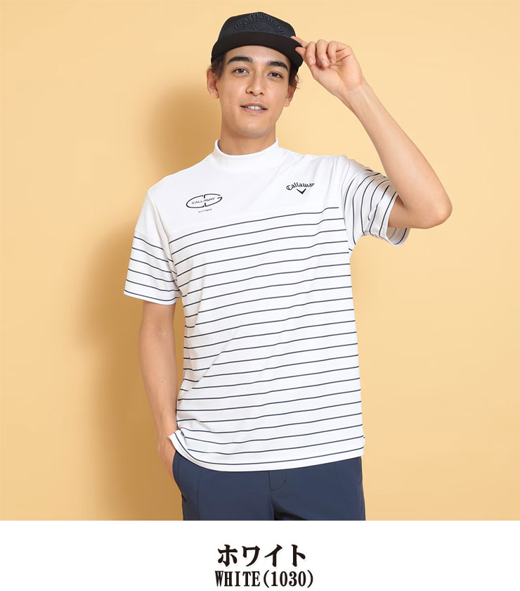 【限定コラボ】キャロウェイ×クラブハウス モックネックシャツ2025 LL 白 Callaway＋CLUBHAUS MockNeck Shirts 2025 (MENS) | シャツ