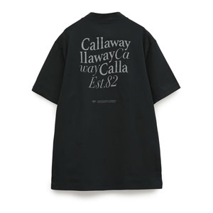 Callaway キャロウェイ -3℃裏クール 天竺バックプリント モック