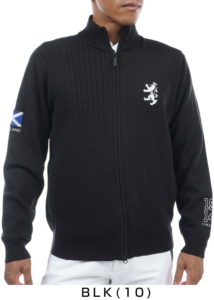 Admiral Golf アドミラルゴルフ メンズ ウェア フラッグ ジップ Admiral Golf アドミラルゴルフ メンズ ウェア フラッグ ジップ